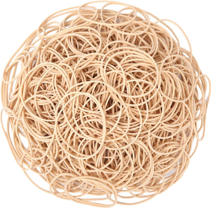 Rubber Bands Size#19 about 0.5lbs 500pcs Beige Elastic Rubber Bands Office Supplies