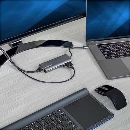 StarTech.com USB C Multiport Adapter - HDMI - SD Reader - 2xA 1xC - PD 3.0 - Docking station - USB-C - GigE