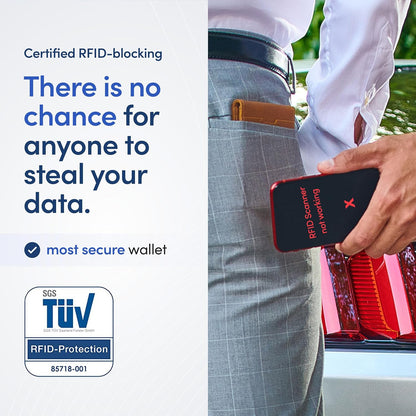 TRAVANDO Mens Wallet with Money Clip AUSTIN RFID Blocking Bifold Credit Card Holder for Men with Gift Box