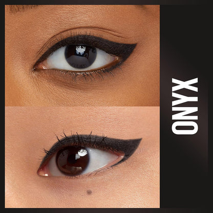 Maybelline Unstoppable Waterproof Mechanical Black Eyeliner Pencil, Easy to Apply, Smooth Glide, Up to 24 Hour Wear, Onyx, Pack of 2