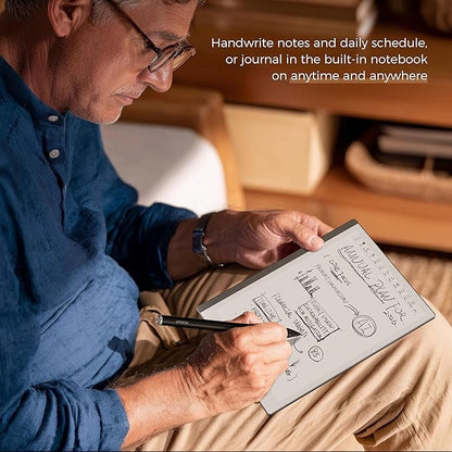 X 10.65" E Ink Paper Tablet | 8GB+128GB Ultra-Thin Flexible Screen ePaper Notebook with Stylus Pen | 2-in-1 ePaper Tablet & eBook Reader | Long Battery Life for Meetings, Study & Reading