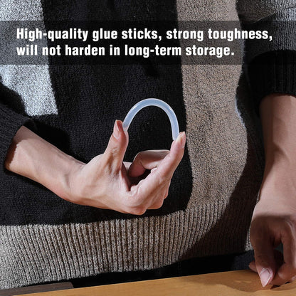 WORKPRO Hot Glue Sticks, Compatible with Most Glue Guns, Multipurpose for DIY Art Craft General Repairs, Home Decoration and Gluing Projects (0.27"x4" 200PCS)
