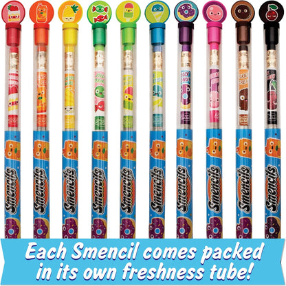 Graphite Smencils Cylinder - HB #2 Scented Pencils, 50 Count, Gifts for Kids, Party Favors, Classroom Rewards