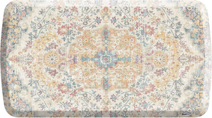 GelPro Elite Premium Gel + Foam 3/4" Thick Anti-Fatigue Floor Mat Citrus-20" x 36", Taryn Sunny Citrus