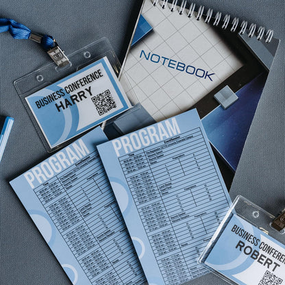 Mr-Label 600 Name Badge Inserts, 230GSM Heavyweight Insert Badge Refill, 3 x 4 inch, Two-Sides Printable Card Stock, Micro-Perforated, White, Compatible with Inkjet/Laser Printer