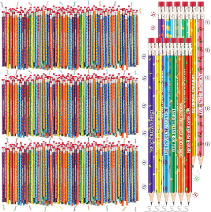 360 Pcs Scented Pencils Bulk for Kids Inspirational Motivational Cute Fun Fruit Wood Smelly Graphite Pencils with Erasers for School Classroom Office Students Girls Boys Gifts Supplies