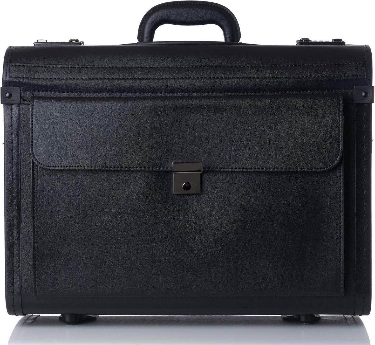 Alpine Swiss Rolling 17" Laptop Briefcase on Wheels Attache Lawyers Case Legal Size