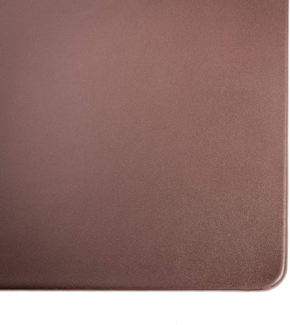 Dacasso Classic Leather Mat Desk pad, 34" x 20", Chocolate Brown