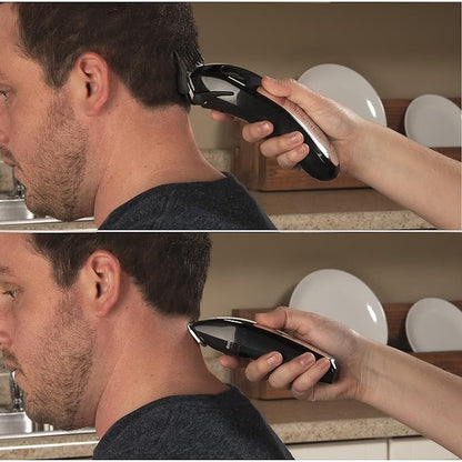 Wahl USA Clipper Rechargeable Lithium Ion Cordless Haircutting Clipper & Battery Trimming Combo Kit – Electric Clipper for Grooming Heads, Beards, & All Body Grooming – Model 79600-2101P