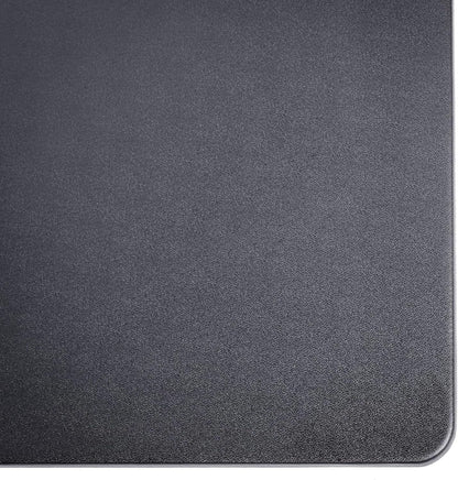 Dacasso Leatherette Desk Mat Without Rails - Luxury Leather Desk Blotter for Writing - Executive Desk Surface Protector - (Black, 30 x 19)