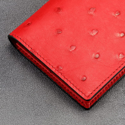 Leather Business Card Case Holder for Men & Women, Italian Calfskin
