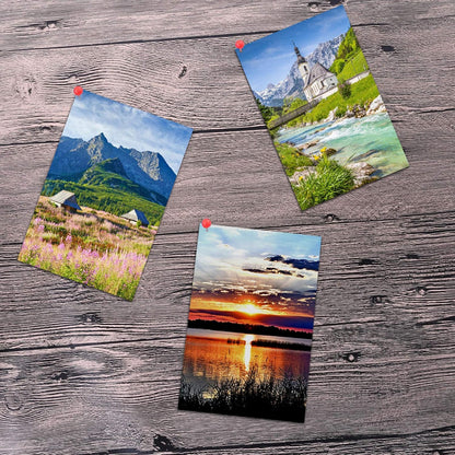 Outus 500 Pieces Map Push Pins Map Tacks Plastic Round Head Tacks with Steel Points (10 Colors, 1/5 Inch)