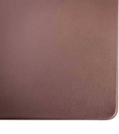 Dacasso Pad Without Side Rails Luxury Leather Blotter for Writing-Executive Desk Surface Protector, 38" x 24", Chocolate Brown