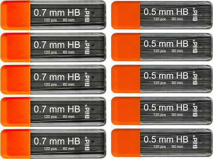 Bild Premium Mechanical Pencil Lead Refills (HB Mega Mix, 5&7)
