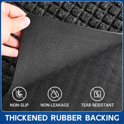 Durable Front Door Mat, 72" x 48" Heavy Duty Indoor Outdoor Doormat for Entryway, Non-Slip Rubber Backing, Stain and Fade Resistant Commercial Floor Mat for Home Office Entry