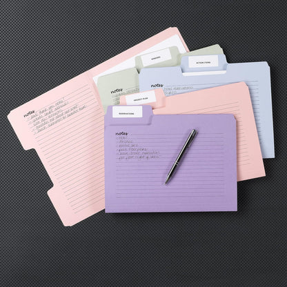 Smead SuperTab Oversized Tab File Folders, 1/3-Cut Oversized Tabs, Letter Size, Assorted Colors, 12 per Pack (11651)