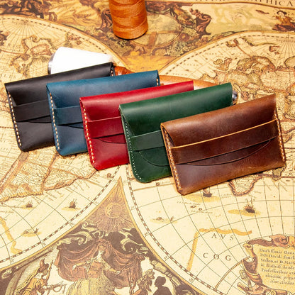 Personalized Leather Card Holder, Custom Minimalist Cardholder, Credit Card Holder, Slim Card Holder Gift, Credit Card Holder, Small Leather Card Wallet,Business Card Case