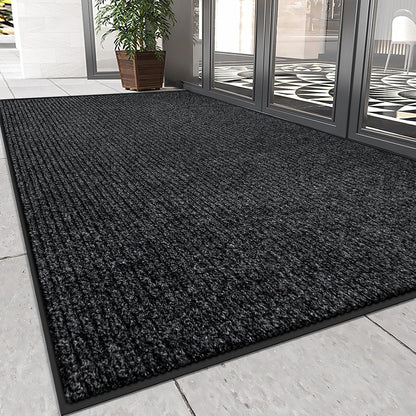Vicwe Indoor Outdoor Door Mat,4'x8' Heavy Duty Front Door Mat, Non-Slip Washable Doormats Entrance Mats, Dirt Resistant and Absorbent Doormat, Commercial Outdoor Entrance Floor Mat for Home Office