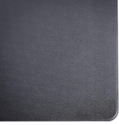Dacasso Leatherette Conference Table Pad - Luxury Leather Desk Blotter for Writing - Padded Executive Desk Surface Protector - (Black, 34 x 20)