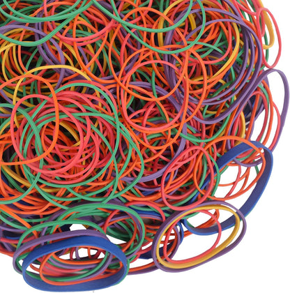Rubber Bands Assorted Size 0.4bl Colourful Rubber Bands Office Supplies Size#64 Size33 Size32 Size#19 Size18 Size#16