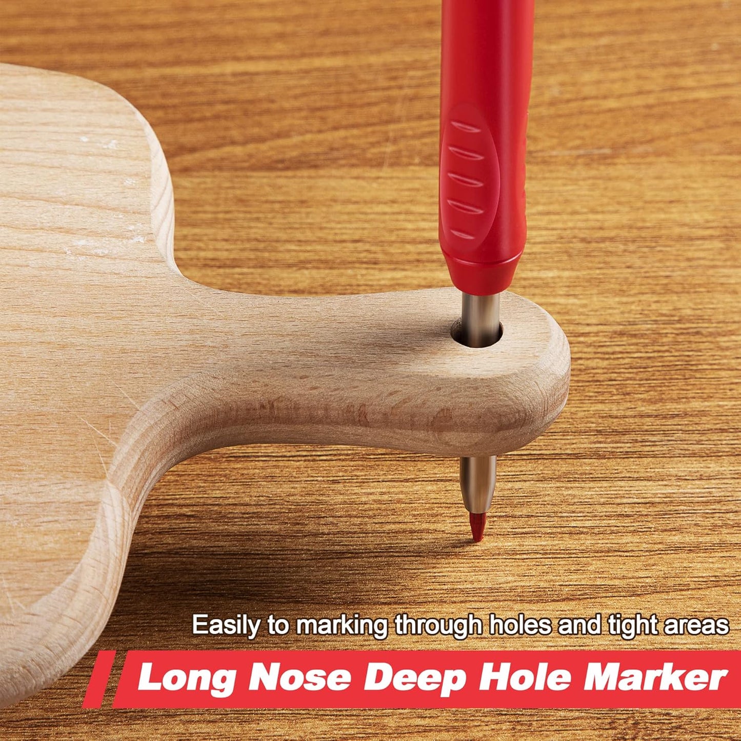 6 Pack Carpenter Pencil with Sharpener, Mechanical Carpenter Pencils with 36 Refills, Heavy Duty Construction Pencil Woodworking Tools for Architect Marking