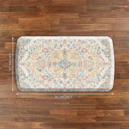 GelPro Elite Premium Gel + Foam 3/4" Thick Anti-Fatigue Floor Mat Citrus-20" x 36", Taryn Sunny Citrus