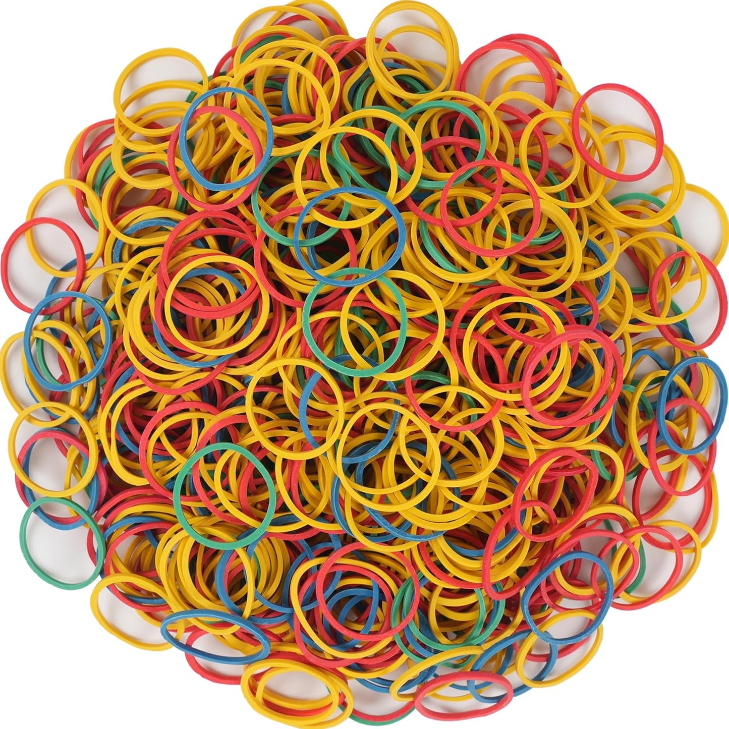 Rubber Bands Size#10 760pcs Elastic Rubber Band 1 inch Multicolour Rubber Bands for Office Supplies File Folders Money