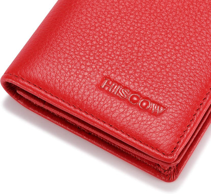 Leather Business Card Case Holder for Men & Women, Italian Calfskin