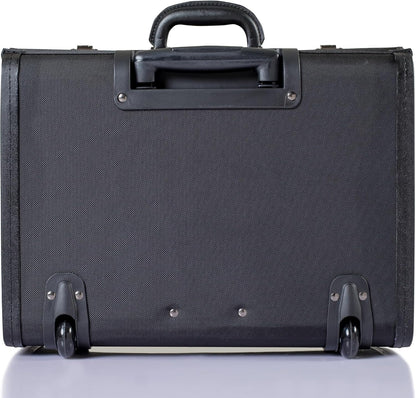 HAMMER ANVIL 19 Wheeled Briefcase Rolling Case Sales Sample Pilot Lawyer Attache