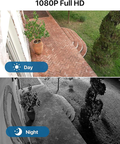 Loocam Home Security Camera System Wired, AI Human/Vehicle Detection, 2MP HD 1920TVL Surveillance DVR Kits Dome Cameras Indoor Outdoor, H.265+ 8CH DVR & 1TB HDD, Smart Playback, Remote Access