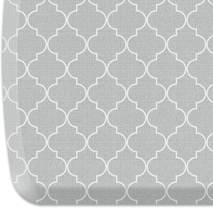 GelPro Elite Trellis Light Grey Kitchen Comfort Mat, 20" x 36