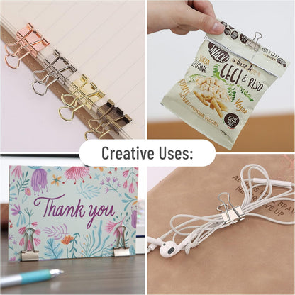 Mr. Pen Binder Clips - 50 Pack, 0.75 in Silver Mini Clips for Paper and Office Use