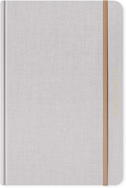 Full Focus Oatmeal Linen Planner by Michael Hyatt - The #1 Daily Planner to Set Annual Goals, Increase Focus, Eliminate Overwhelm, and Achieve Your Biggest Goals - Hardcover