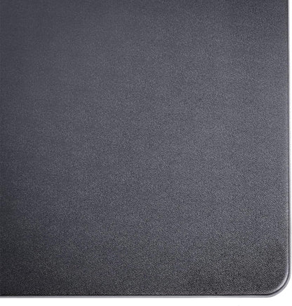 Dacasso Black Leatherette 38" x 24" Without Rails Desk Mat, 38 by 24-Inch, Model:P1032