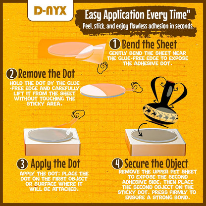 Double Sided Tape Sticky Dot Stickers 280, 350, 450, 550 or 700 Pack Removable Putty No Trace Clear Sticky Tack Waterproof Small Stickers for Festival Decoration Picture (550 Sticky Dots)