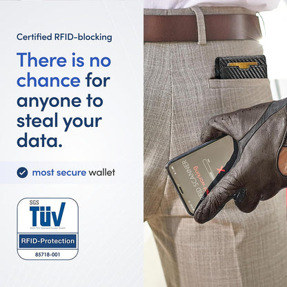 TRAVANDO Mens Wallet with Money Clip AUSTIN RFID Blocking Bifold Credit Card Holder for Men with Gift Box