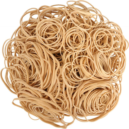 HAIDIBAO-Rubber Bands Assorted Sizes Beige Elastic Bands for Office supplies 0.5lbs size10,size#16,size 33,Size(4-4/5" x 1/8") rubber band