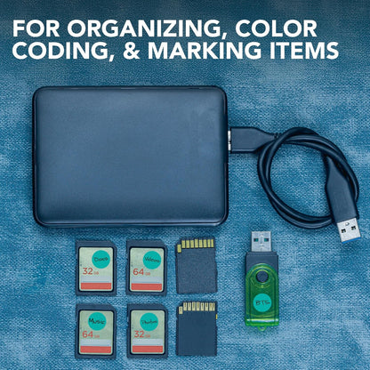 Perco Teal 1/2-Inch Round Circle Dot Sticker Labels with Easy Peel Perforation - 3,000 Labels per Roll - Strong Adhesion, Vibrant Colors for Organizing, Crafting & More - Made in USA