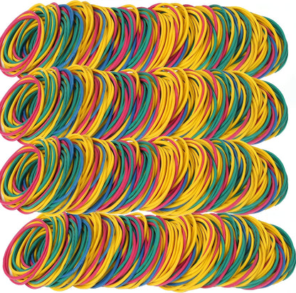 Rubber Bands Size #16 multicolour Elastic Rubber Band small 600 Pcs size16 rubber bands office supplies home Package Household