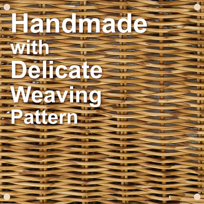 myHomeBody Wicker Paper Organizer, Letter Tray, Paper Organizer for Desk, Resin Wicker 1 pc, Tan