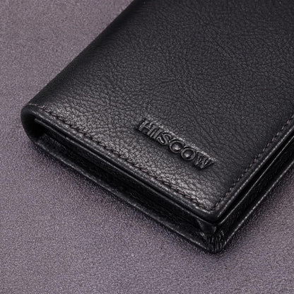 Leather Business Card Case Holder for Men & Women, Italian Calfskin