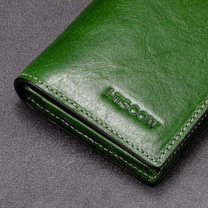 Leather Business Card Case Holder for Men & Women, Italian Calfskin