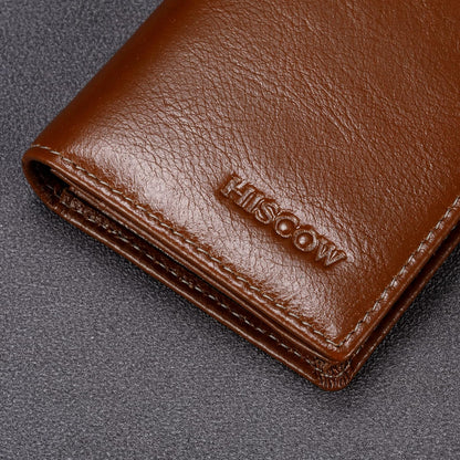 Leather Business Card Case Holder for Men & Women, Italian Calfskin