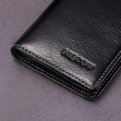 Leather Business Card Case Holder for Men & Women, Italian Calfskin