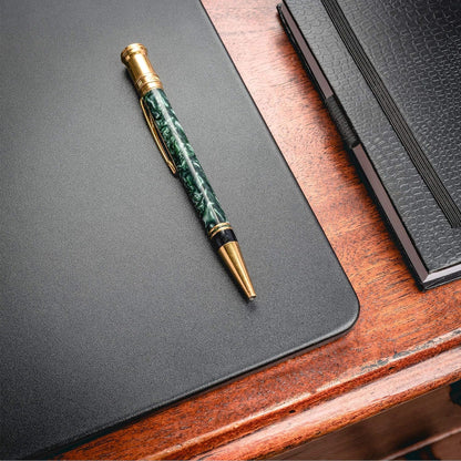 Dacasso Black Leather 30" x 12.5" Keyboard/Mouse Desk Mat